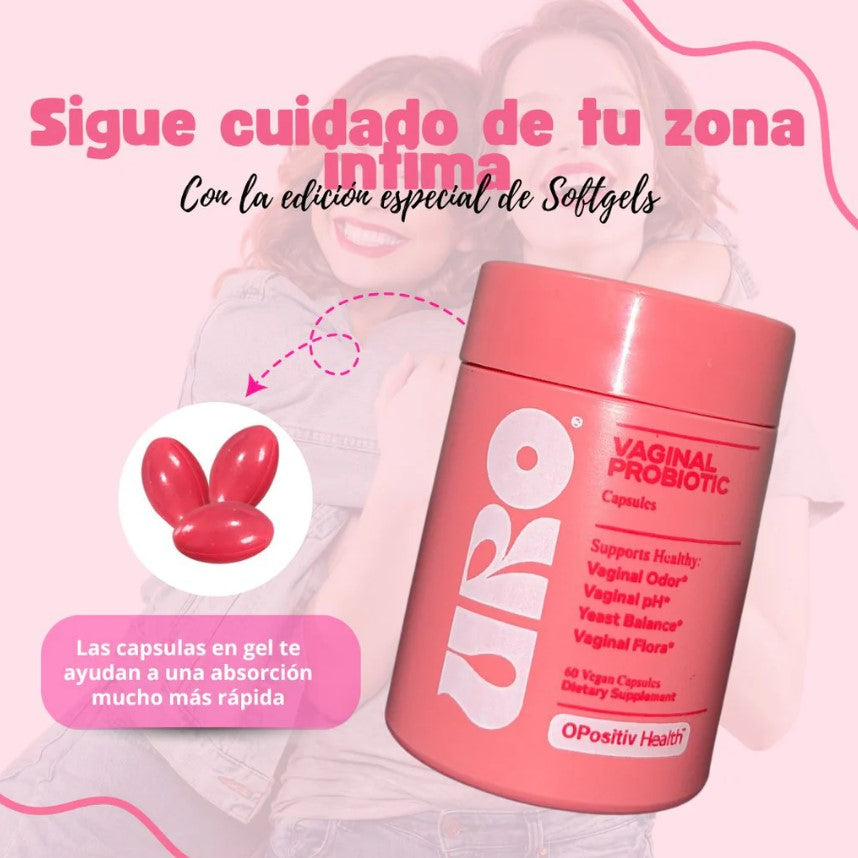 🌸 Probióticos URO – Equilibrio y Bienestar Íntimo Natural