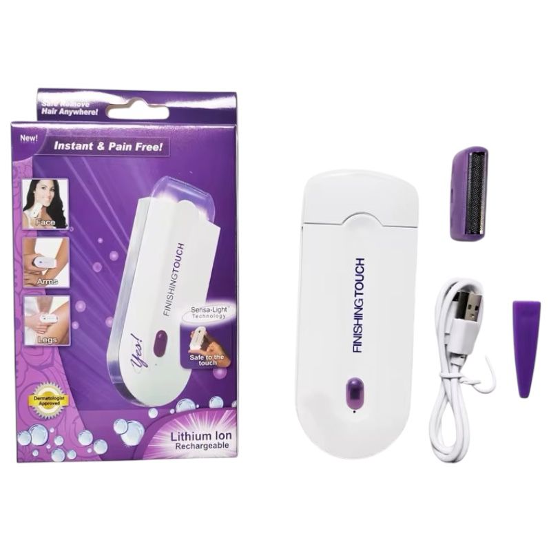 🌸 Depiladora Recargable con Cabezales Intercambiables