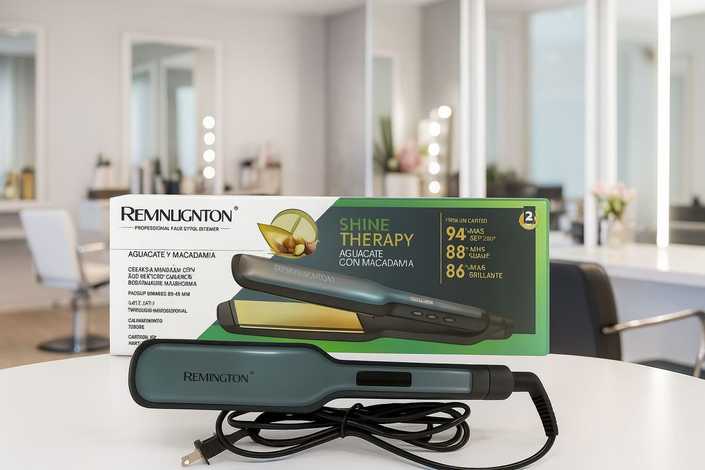 🌟 Plancha Remington Shine Therapy