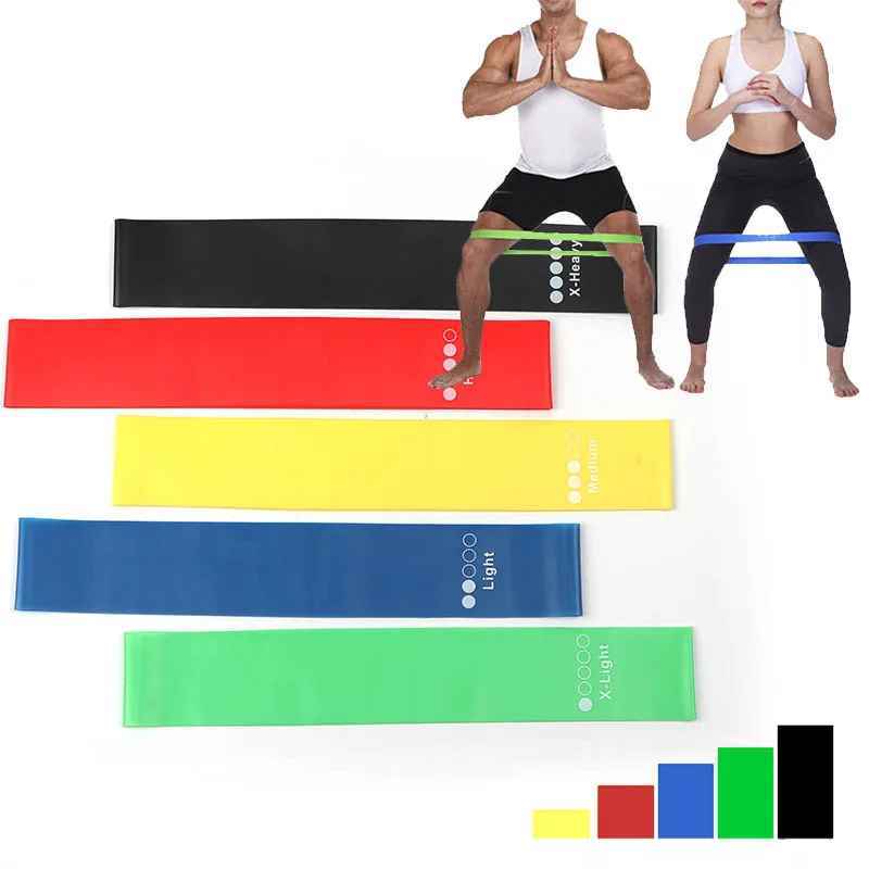 🧘 Set de Bandas Elásticas de Resistencia – 5 Piezas