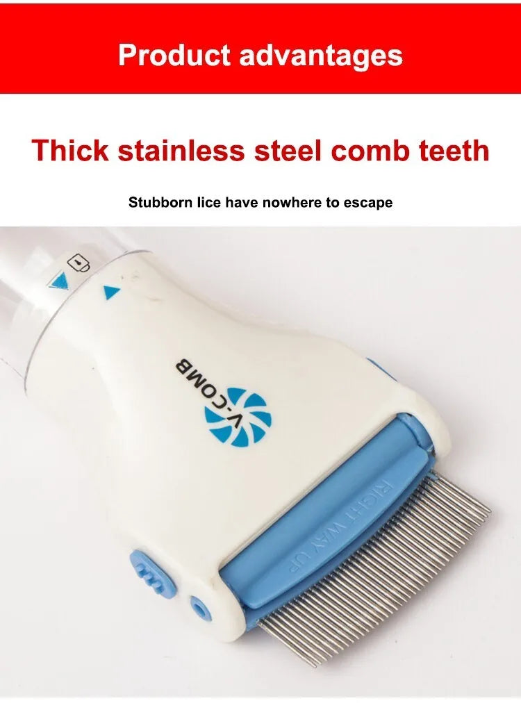 ✨Cepillo Eléctrico Saca Piojos – Limpieza profunda sin químicos ✨