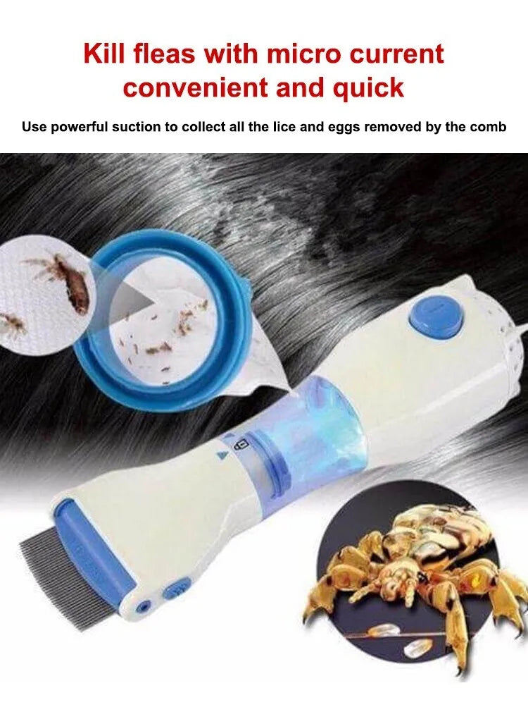 ✨Cepillo Eléctrico Saca Piojos – Limpieza profunda sin químicos ✨