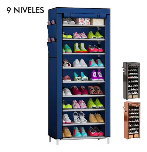 👟 Organizador Zapatero 9 Niveles – Armario Desarmable Multifuncional